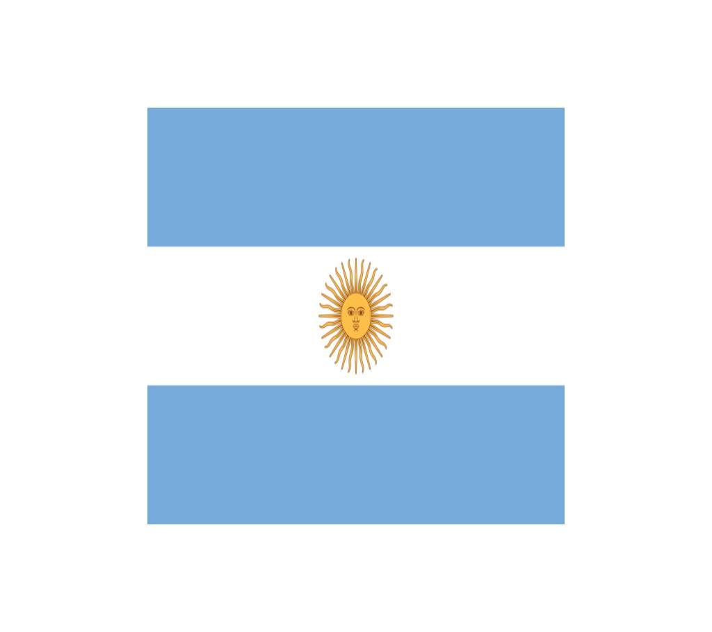 Argentina National Flag( 5ft x 3ft) - Bangladeshi Flag Free