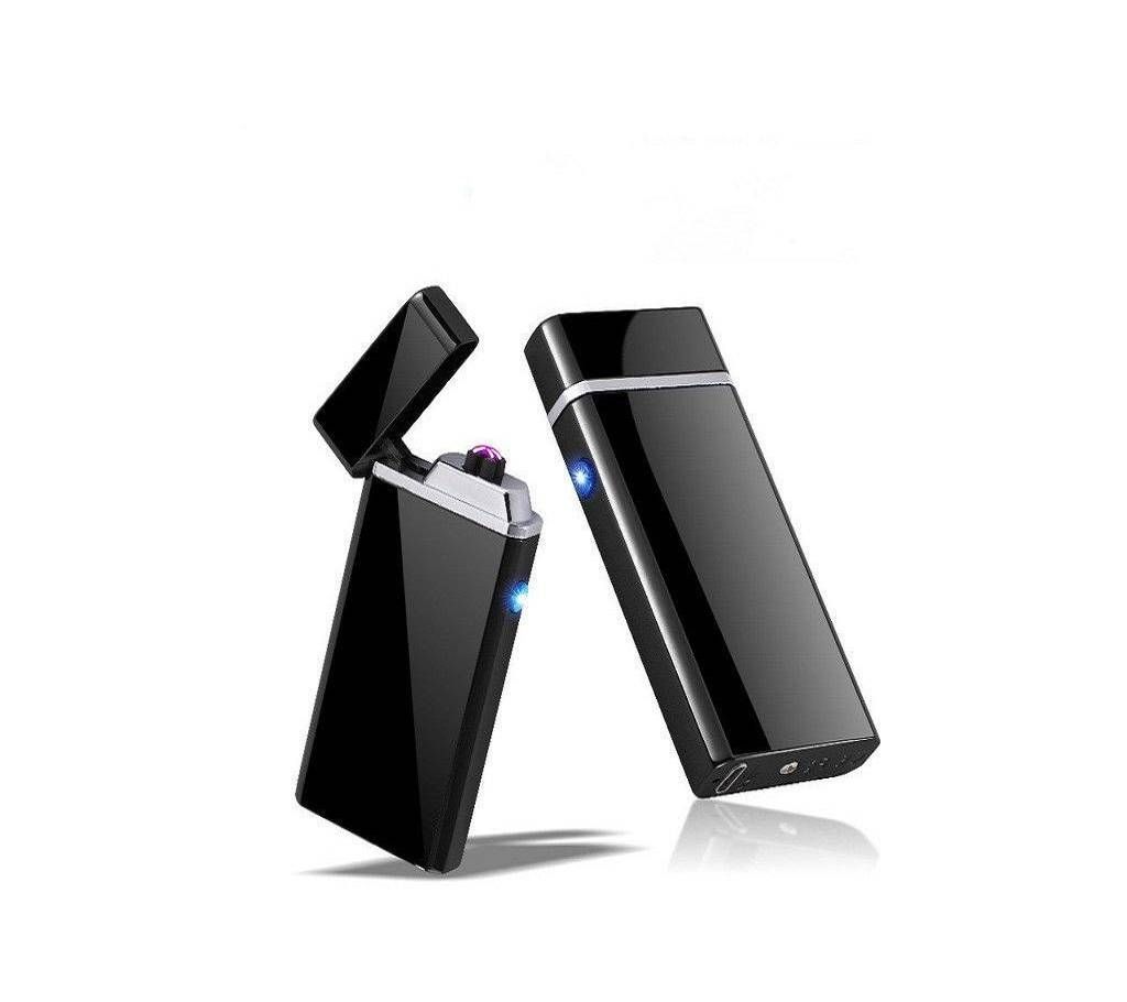 Windproof Cross Double Arc Rechargeable Lighter