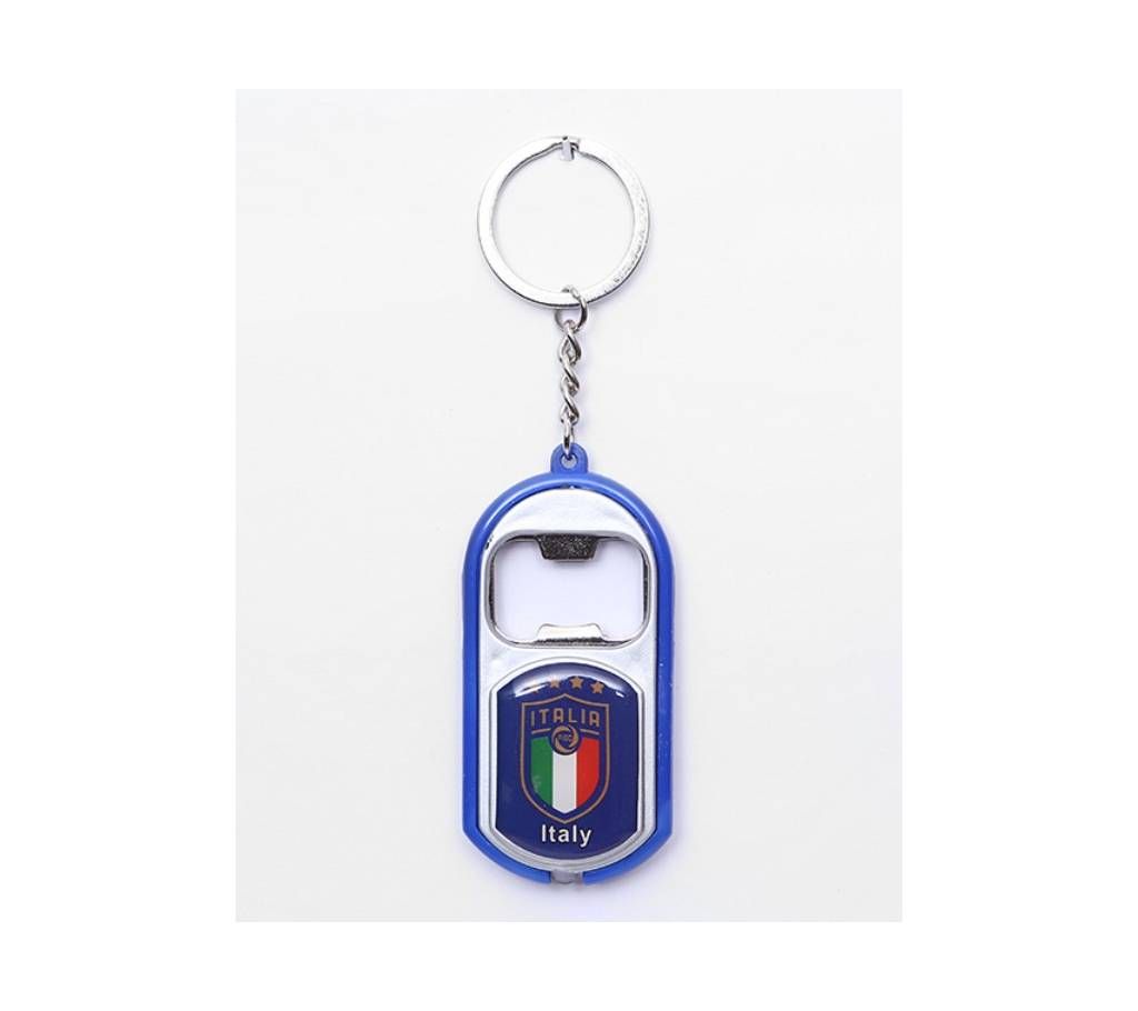 Italy Bottle Opener key Ring With Light