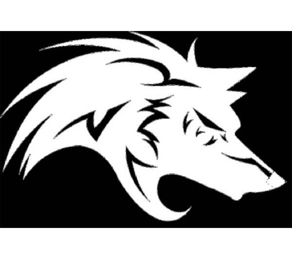 wolf_logo_by_loubatas Sticker