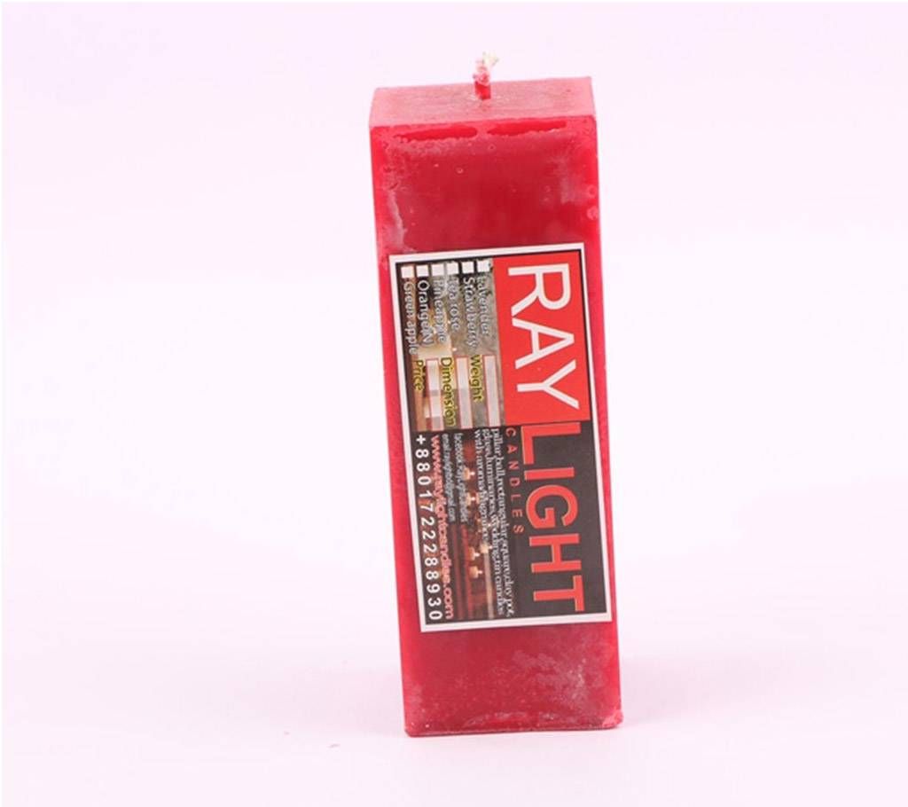 Square Pillar Red Candle (630 gm)