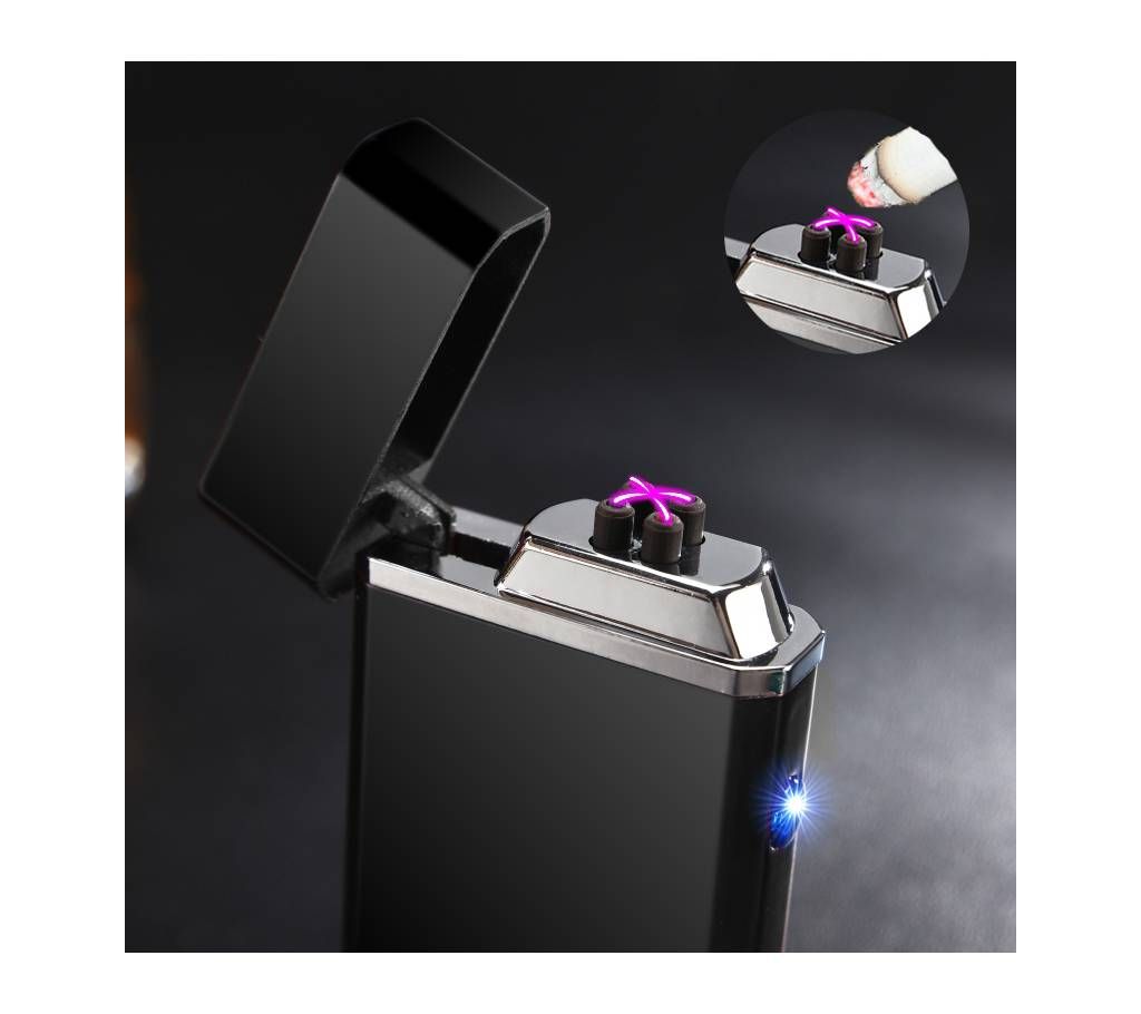 Rechargeable Double ARC Lighter-Black