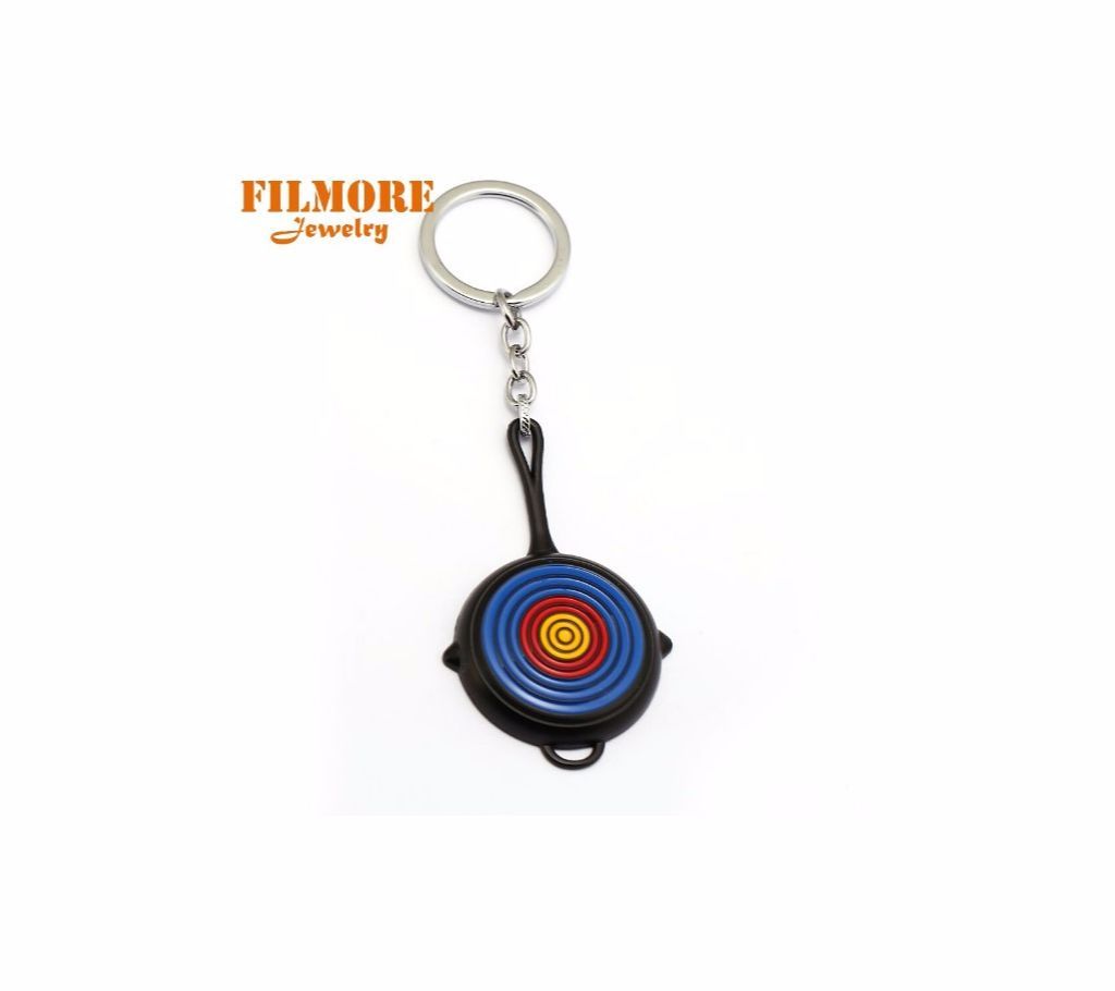 Full Metal PUBG Key Chain Ring  Pot Pan