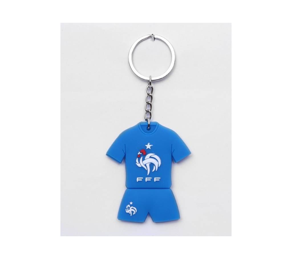 France Rubber Jersey Key Ring