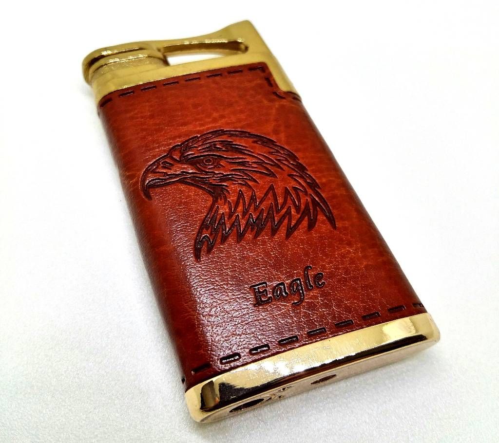 Eagle Leather Metal Gas Lighter