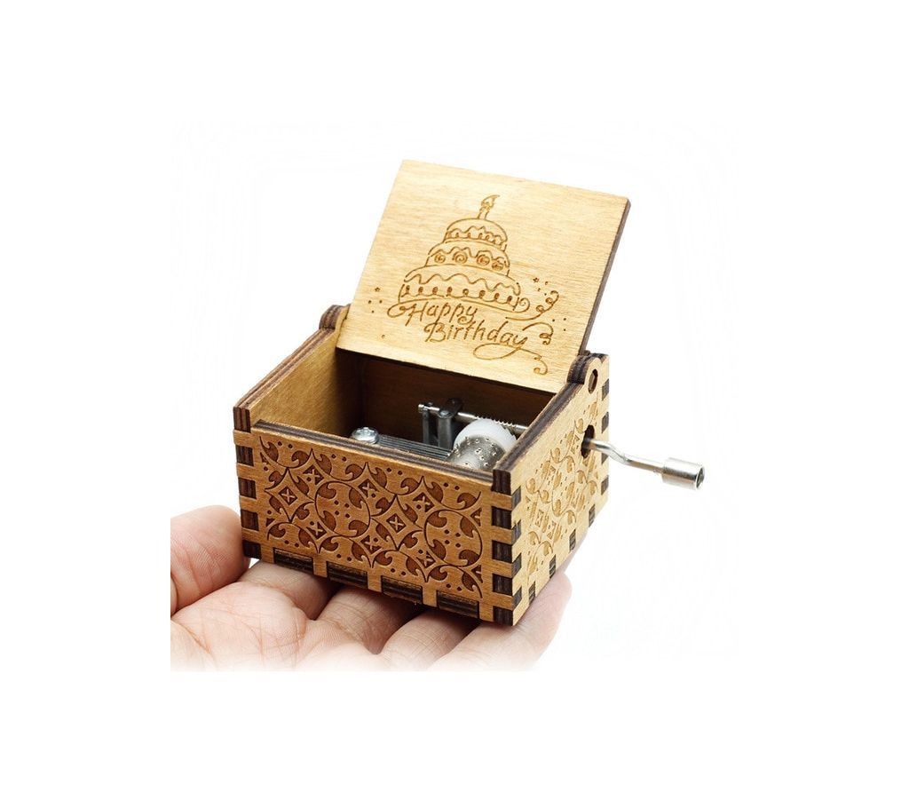 Wooden Music Box- Happy Birth Day
