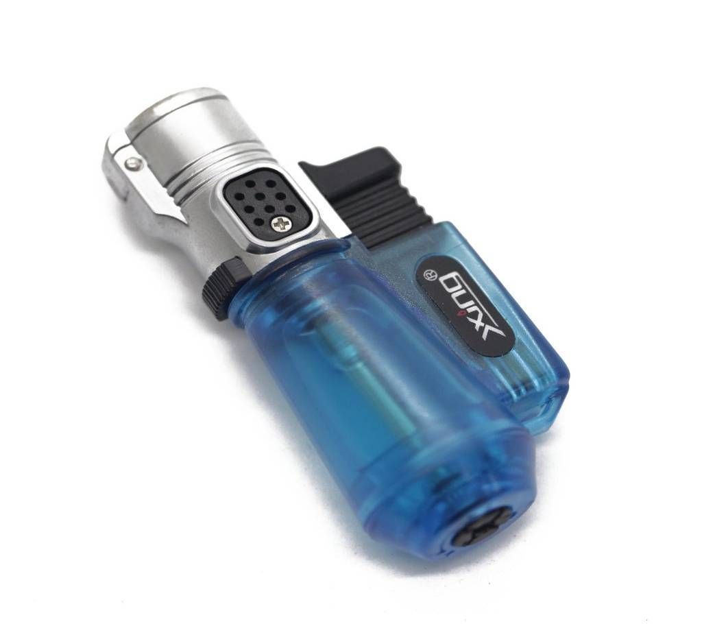 XING, TRANSPARENT POCKET TORCH REFILLABLE LIGHTER MULTICOLOUR