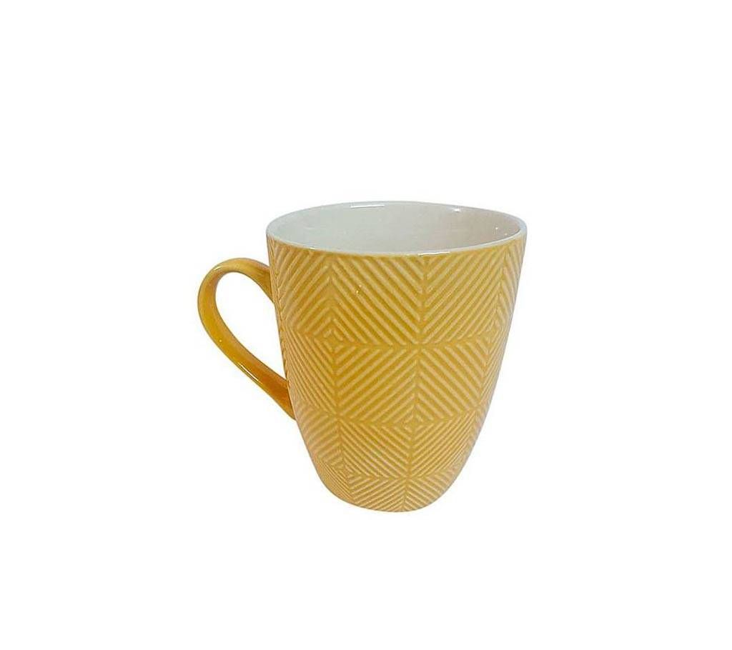 Ceramic Mug with Line Design