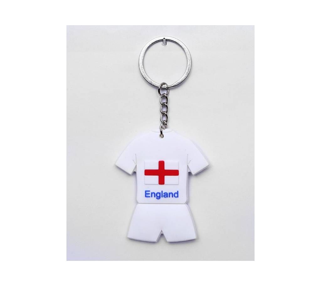 England Rubber Jersey Key Ring