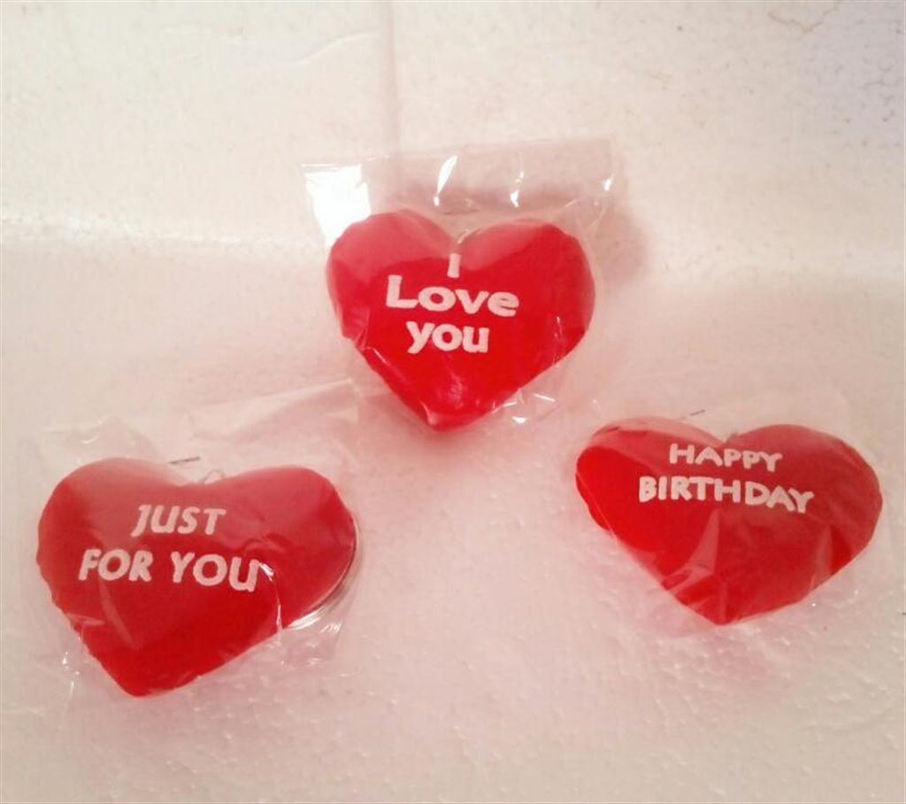 Love 3 Piece key ring