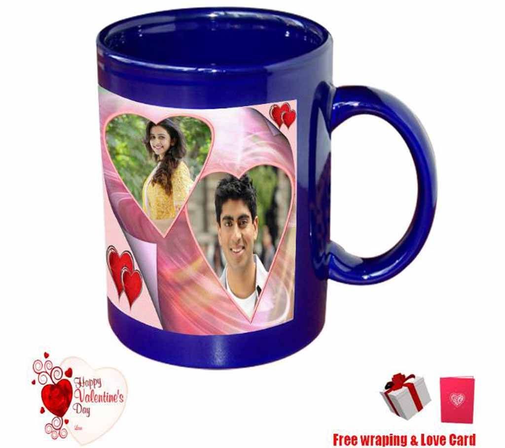 Customized Printed Mug - Blue