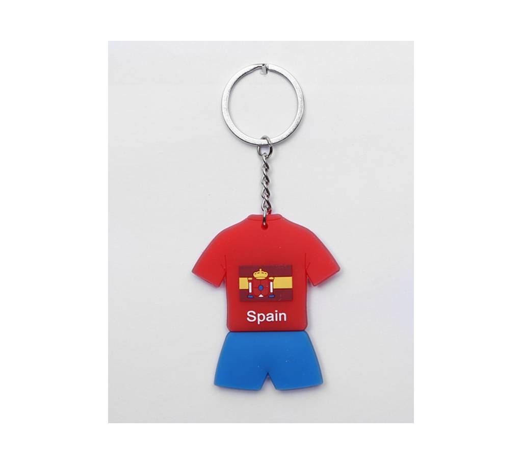 Spain Rubber Jersey Key Ring