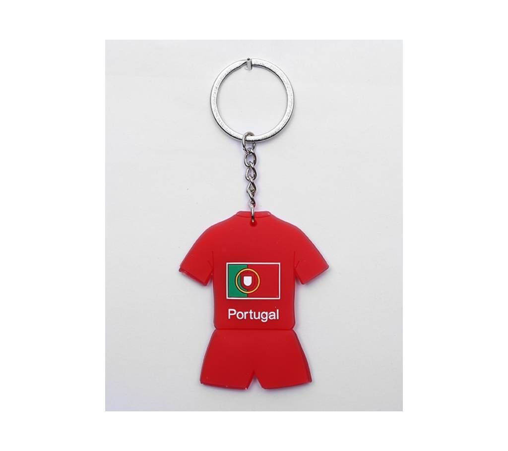 Portugal Rubber Jersey Key Ring