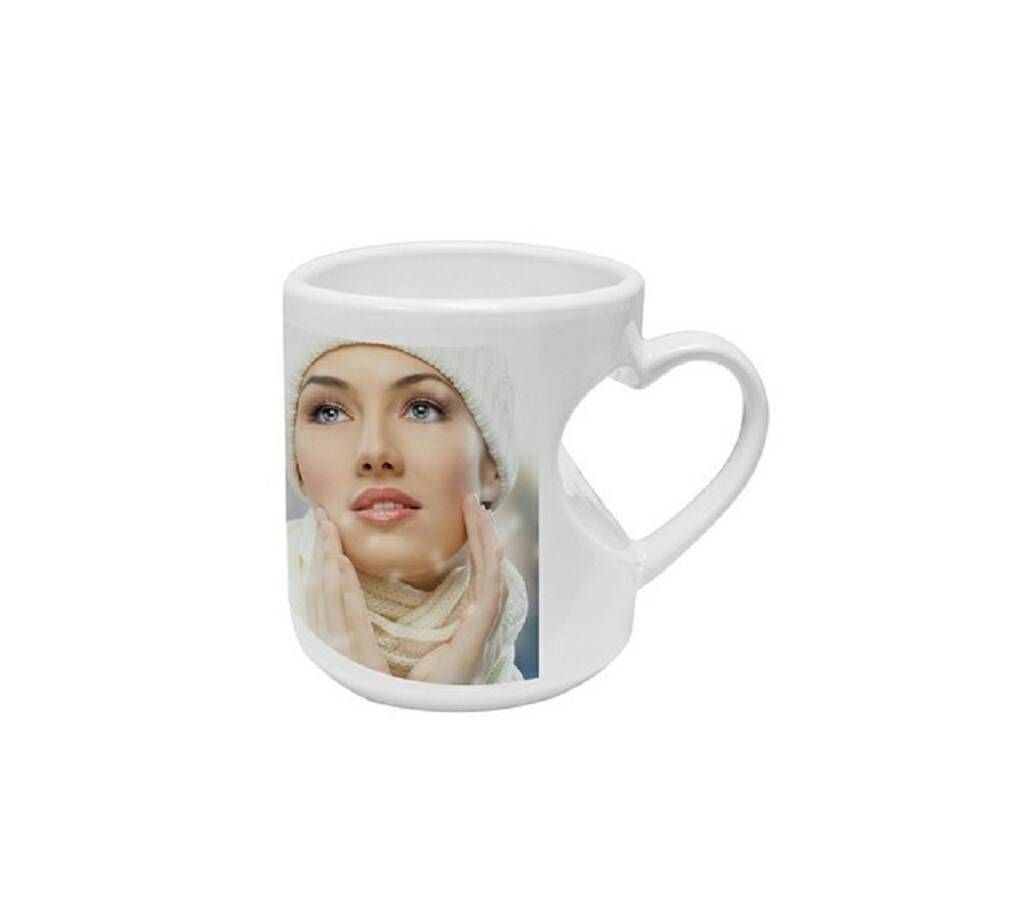 Heart shape customize mug