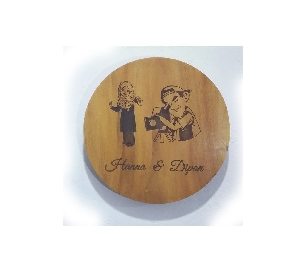Customize Woodden Door Nameplate