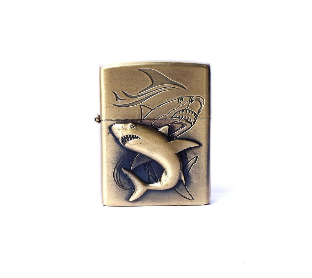 Metal Shark Lighter - Golden