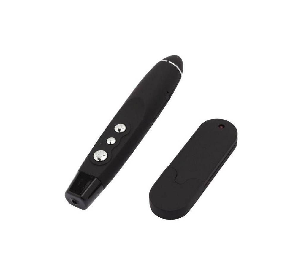 USB Wireless Remote Clicker Pen Presenter - Black