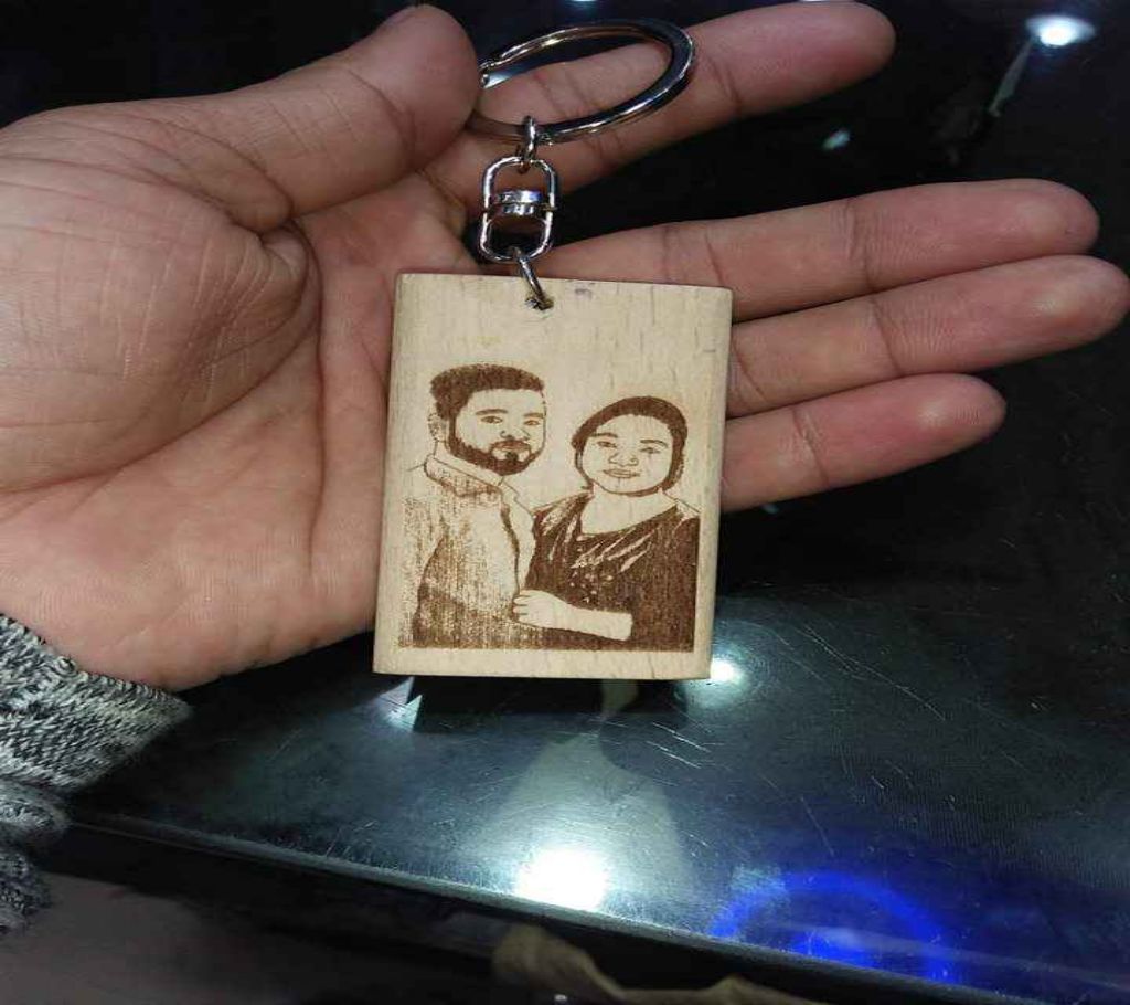 Cuztomize Wooden Keyring