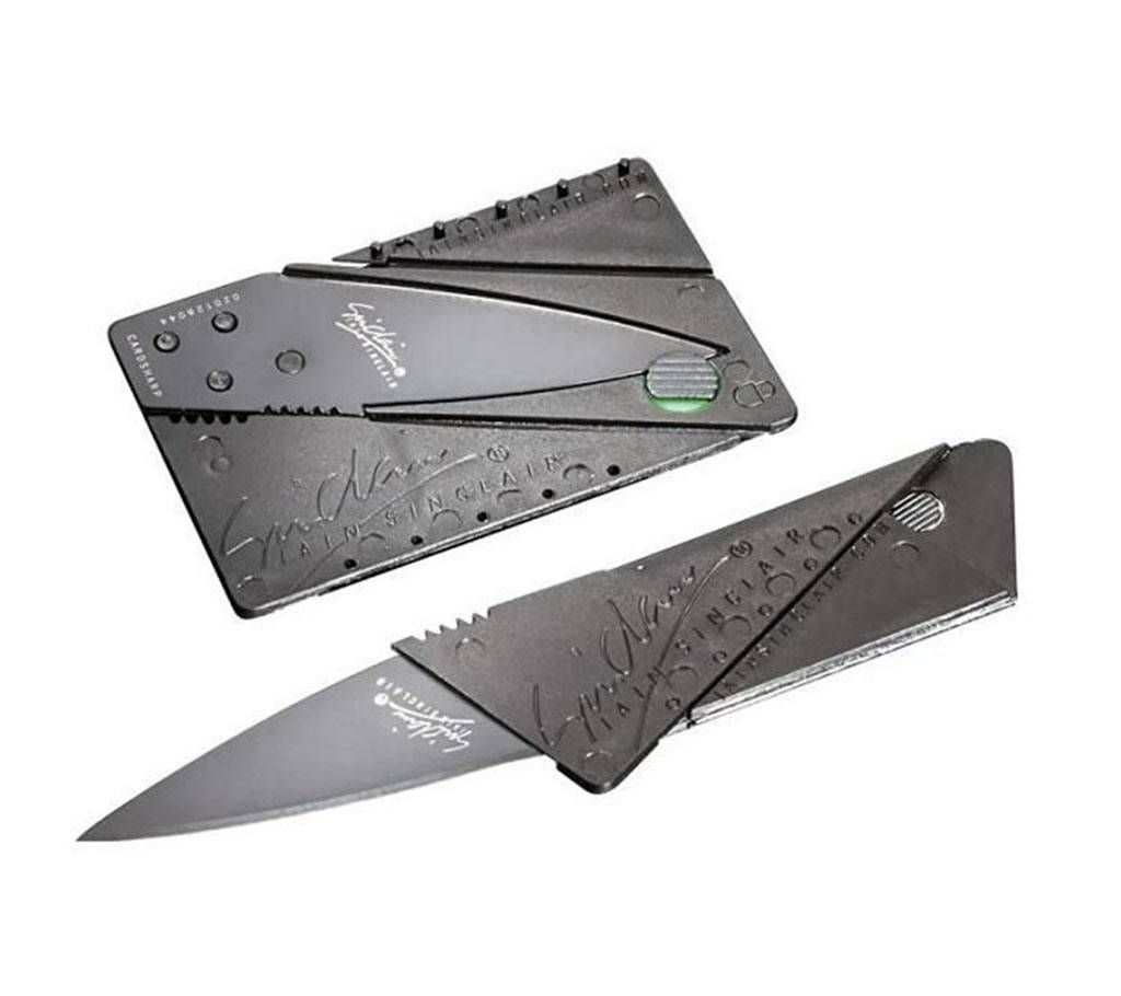  Card Shape Pocket Knife  Multicolor  WAT