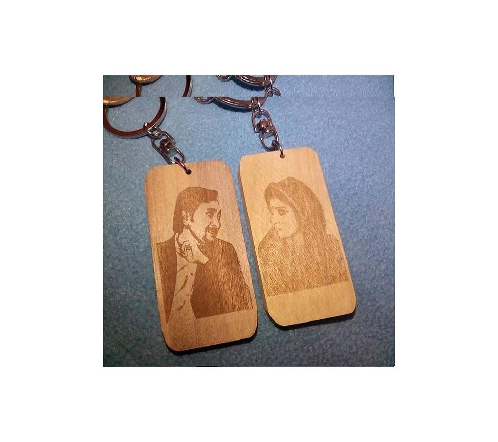 Wooden Customize Keyring 1 pieces