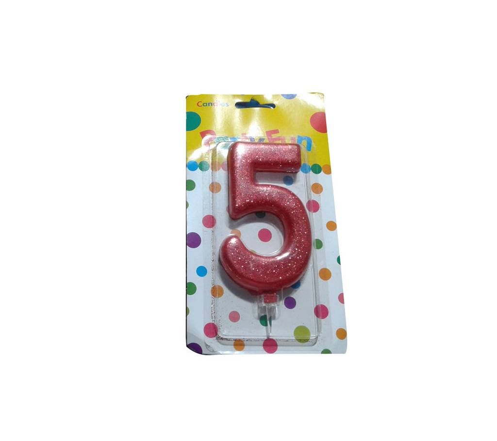 5 Shape  Birthday Candle