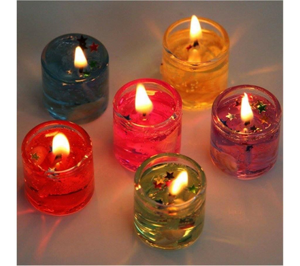 Jelly Candle Set of 12pcs 