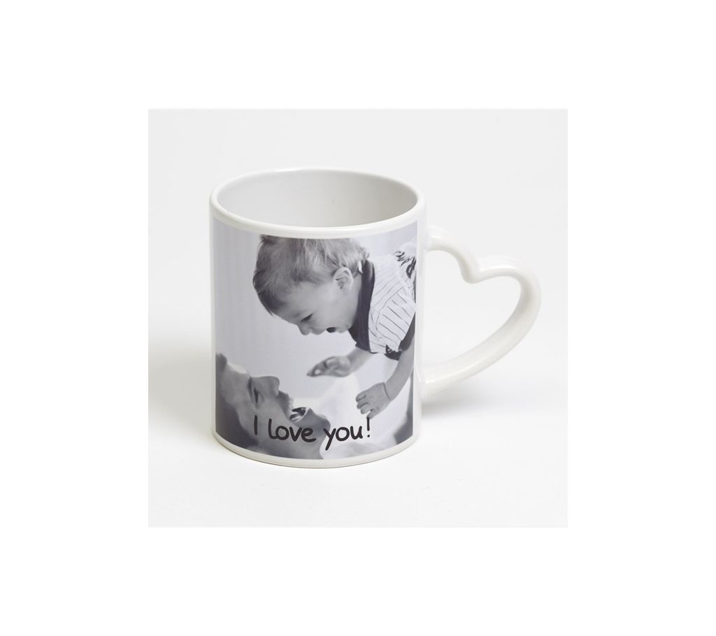 Love handle white mug