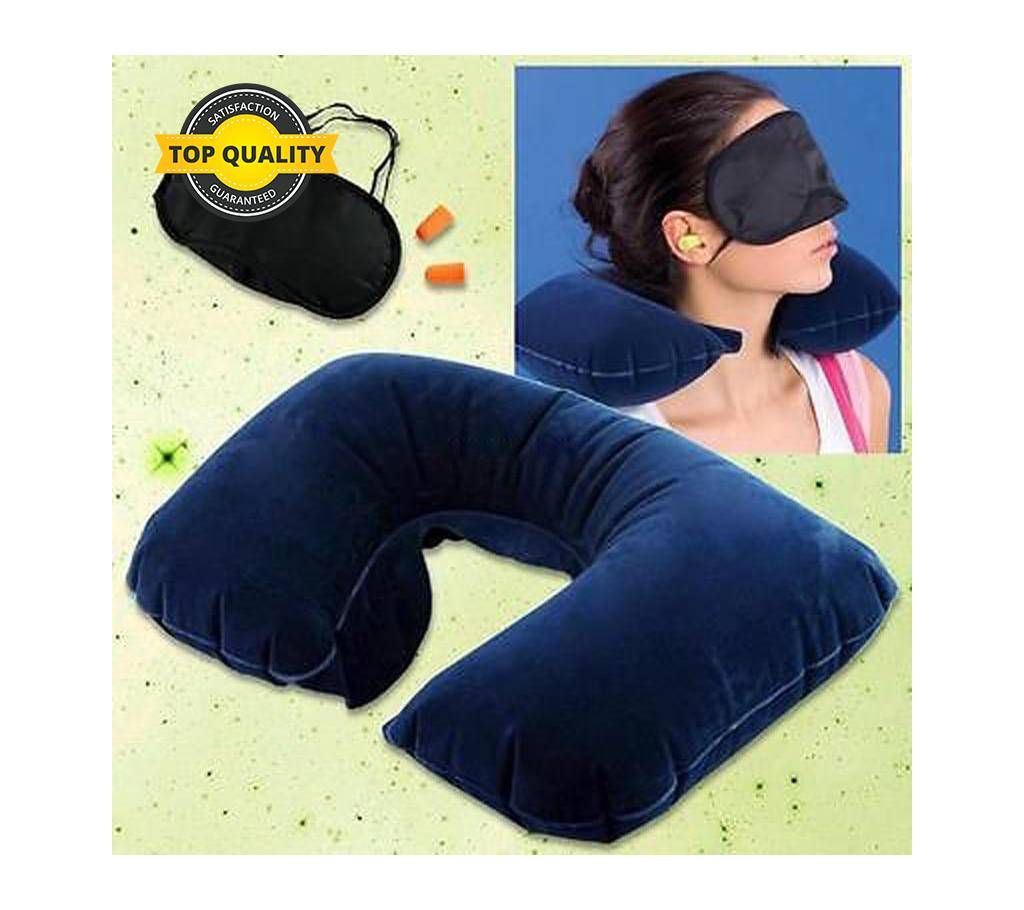 Travel Pillow and Eye Mask Combo Pack
