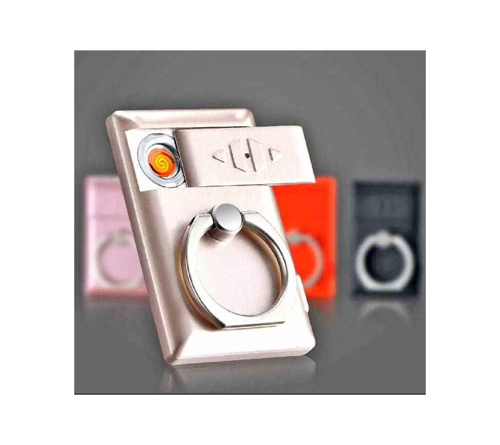 Mobile ring Usb Lghter_Golden