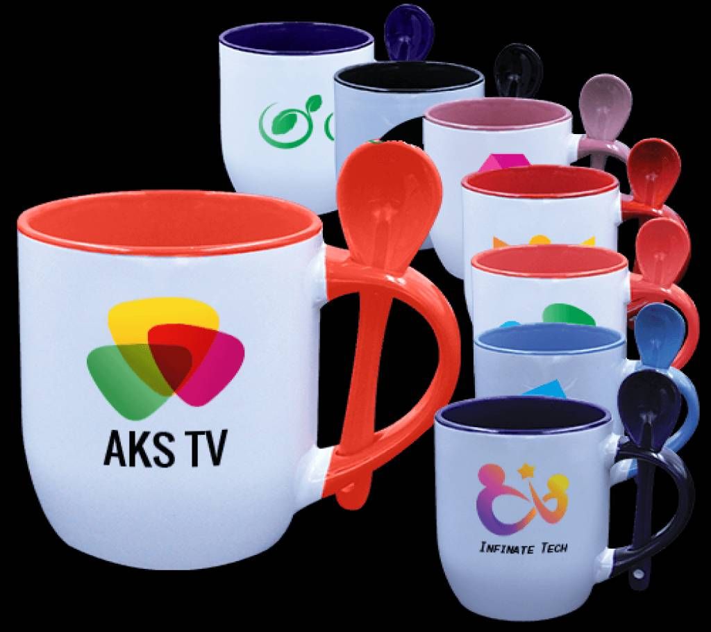 Customize Inner color Spoon Mug