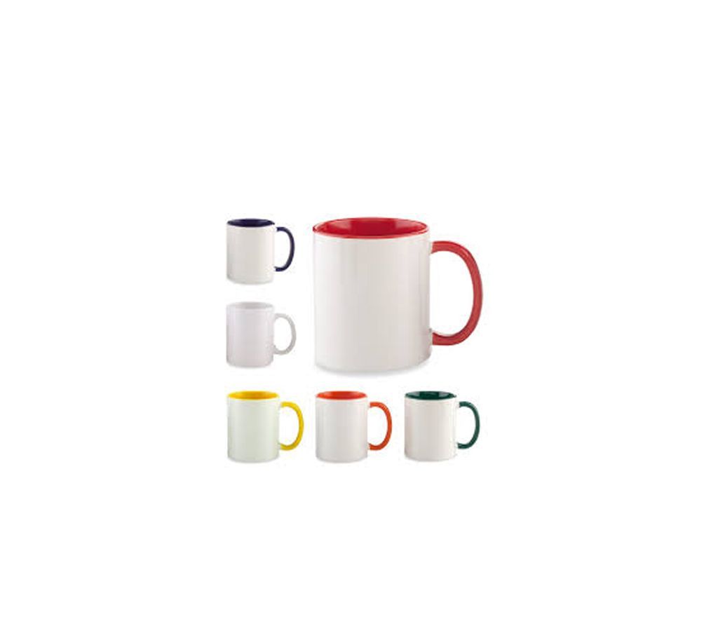 Customize rim color mug -1 pics