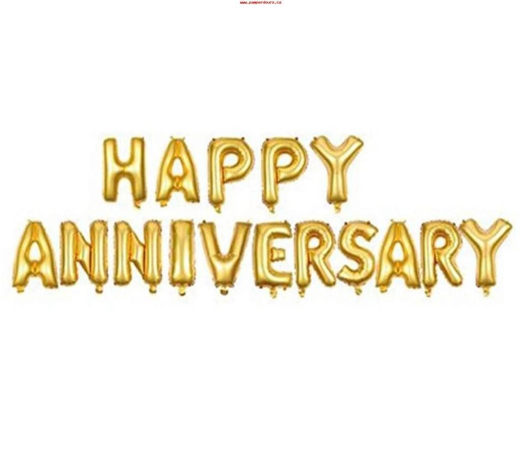 HAPPY ANNIVERSARY FOIL BALLOON