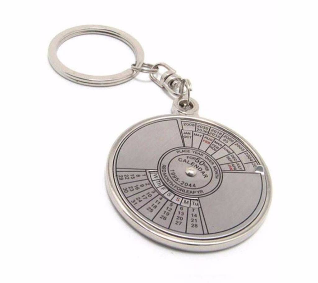 50 Years Perpetual Calendar Keyring