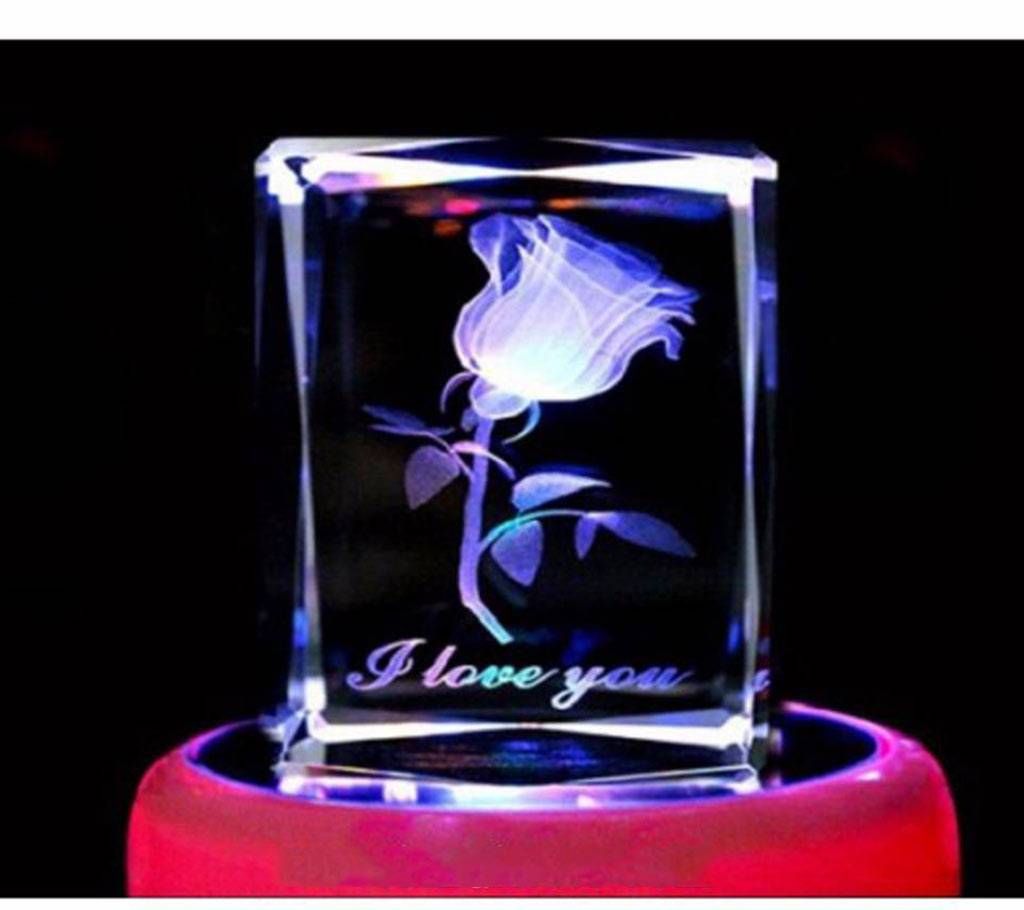 Crystal Rotating Music Box
