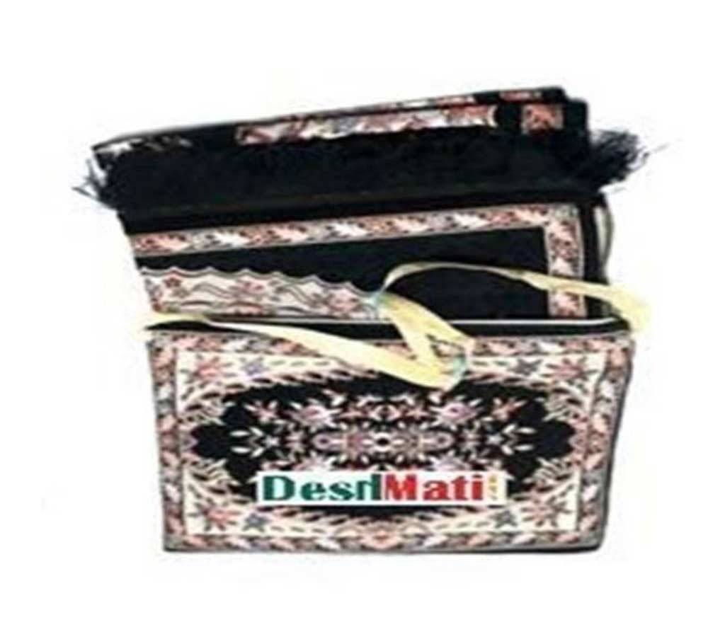 Muslim Prayer Hand Bag Janamaz Syria -Black and Li