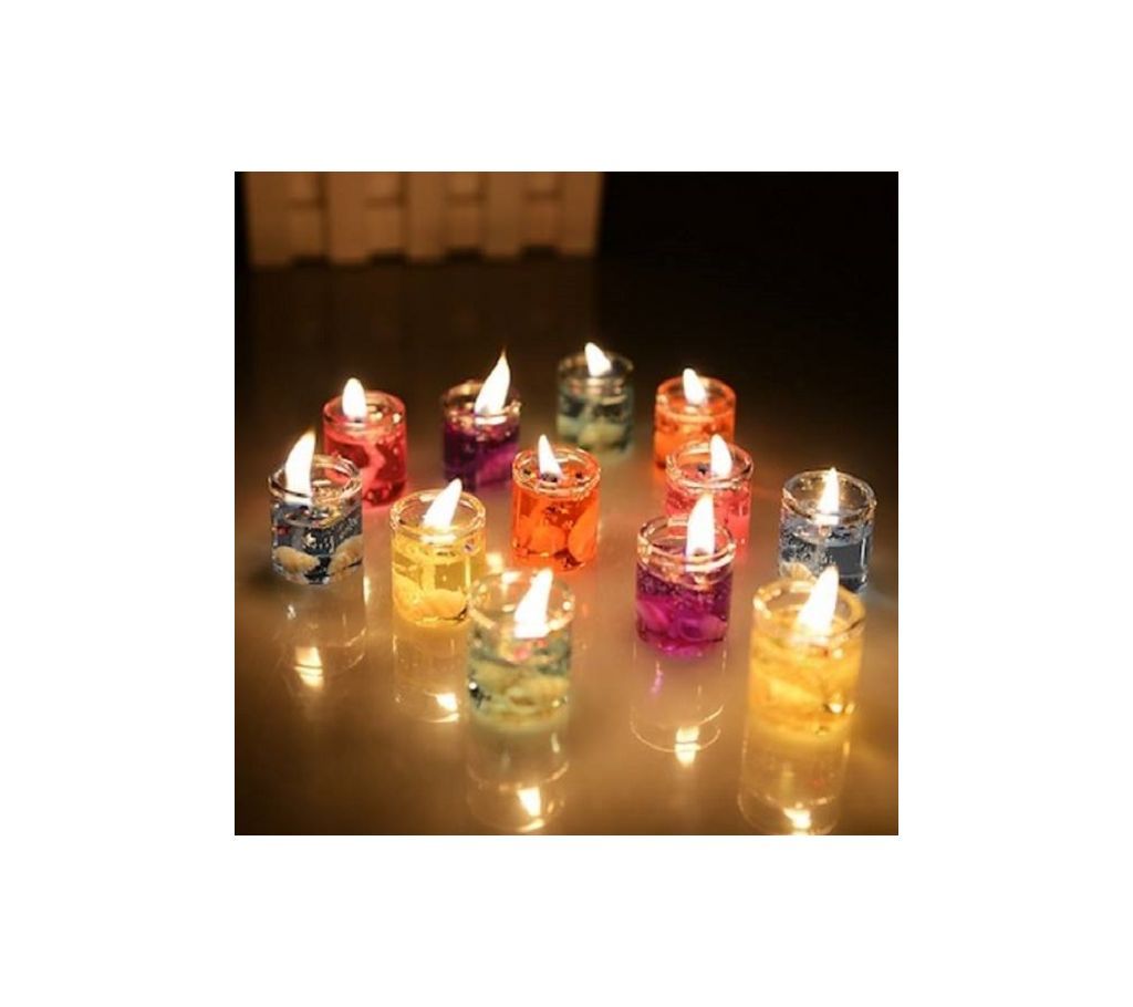 Glass Jelly Candle  6pc per unit.