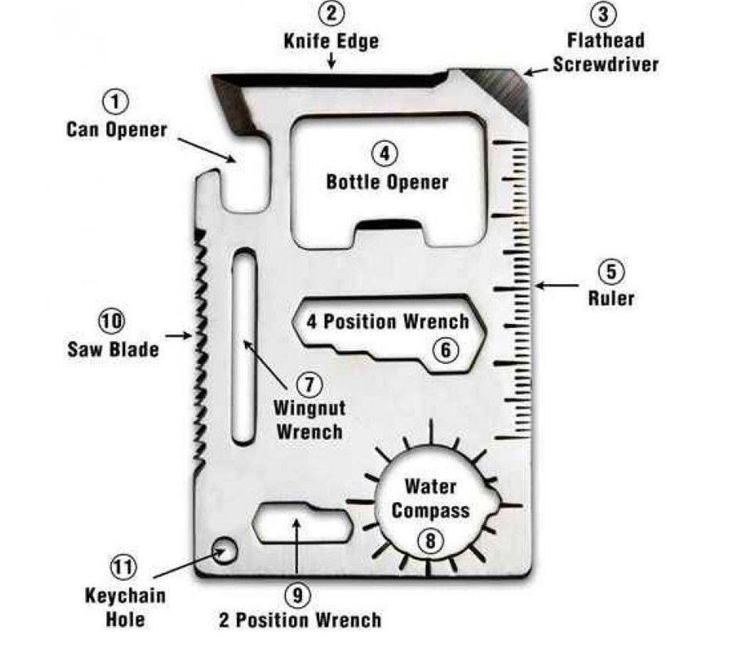 11 in 1 army survival tool curve 