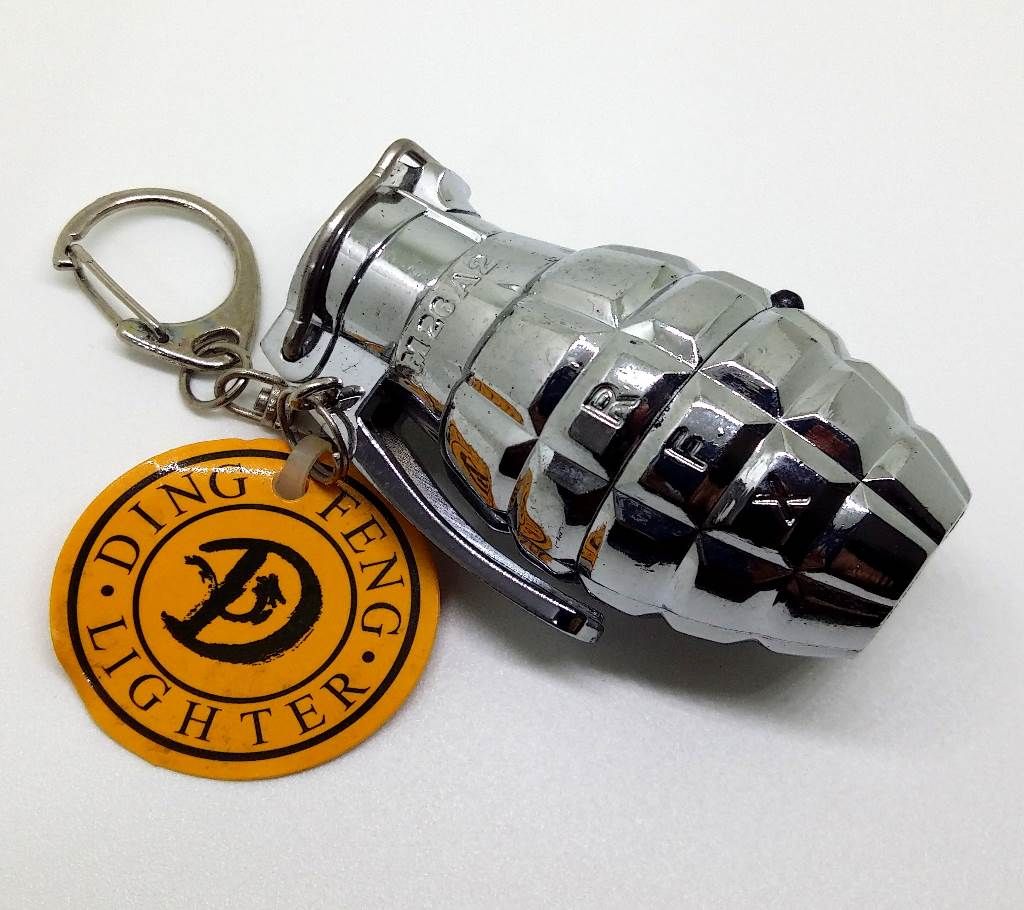 Grenade Silver Gas Lighter