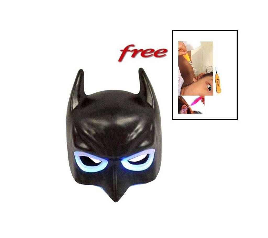 LED Batman Mask with free LED Ear pick