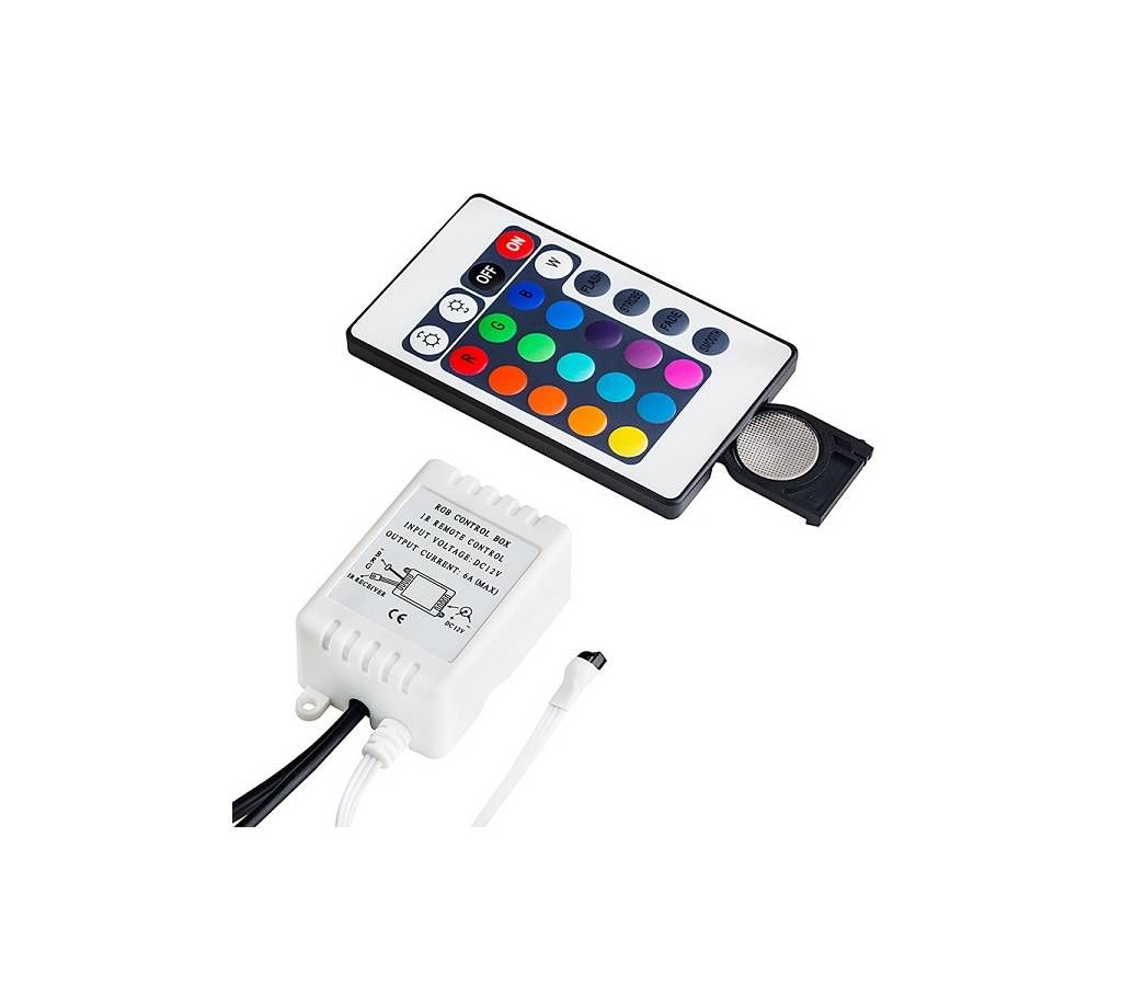 24  key remote control for RGB LED 3528 5050 SMD Strip Lights Lamp