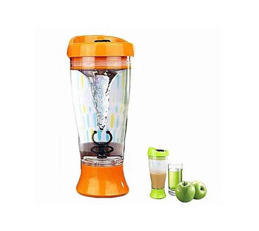 Auto Coffee Mixer Mug - Orange and White
