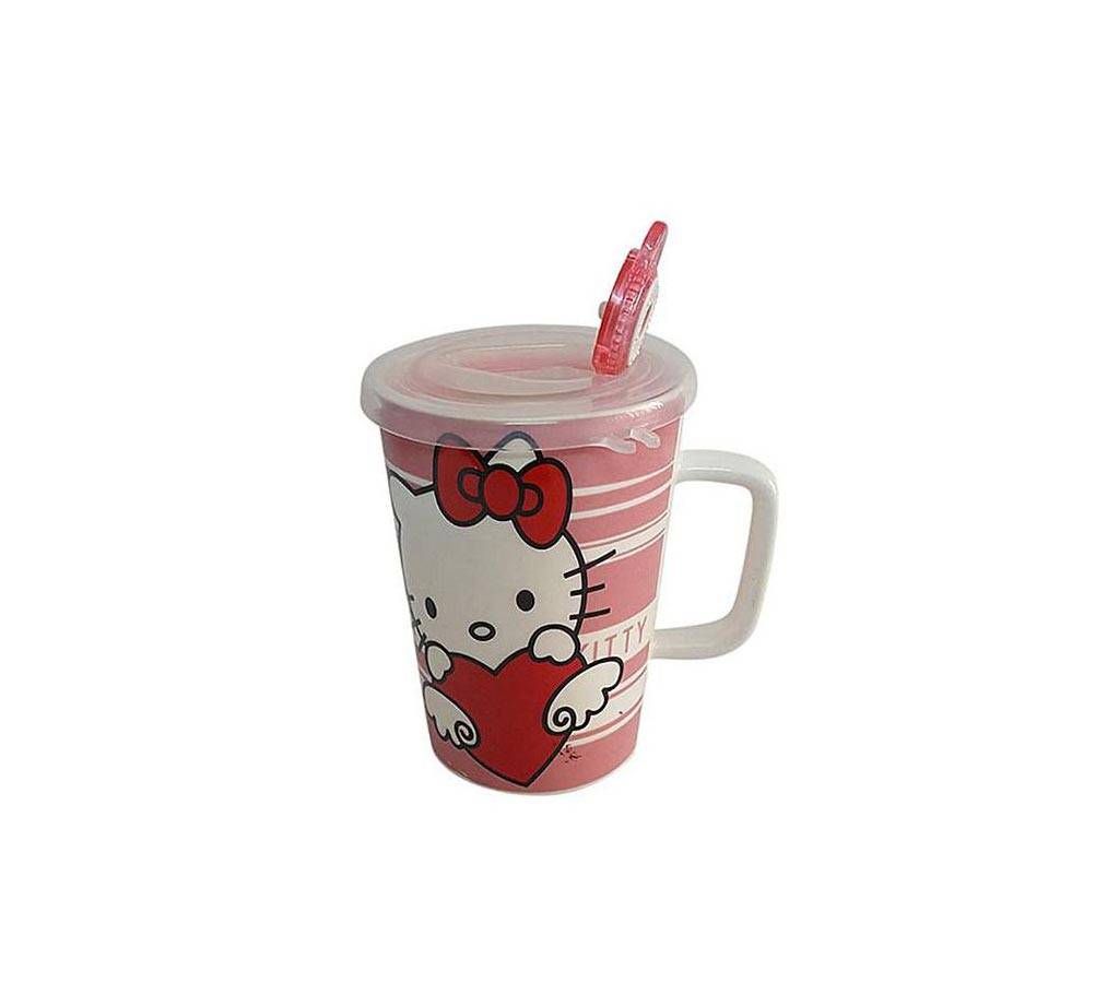 Hello Cute Kitty Ceramic Juice & Coffee Mug - Pink
