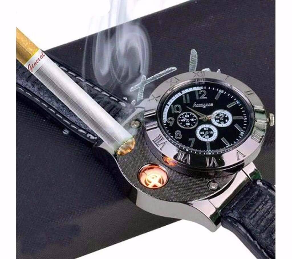 wrist watch cum USB lighter 