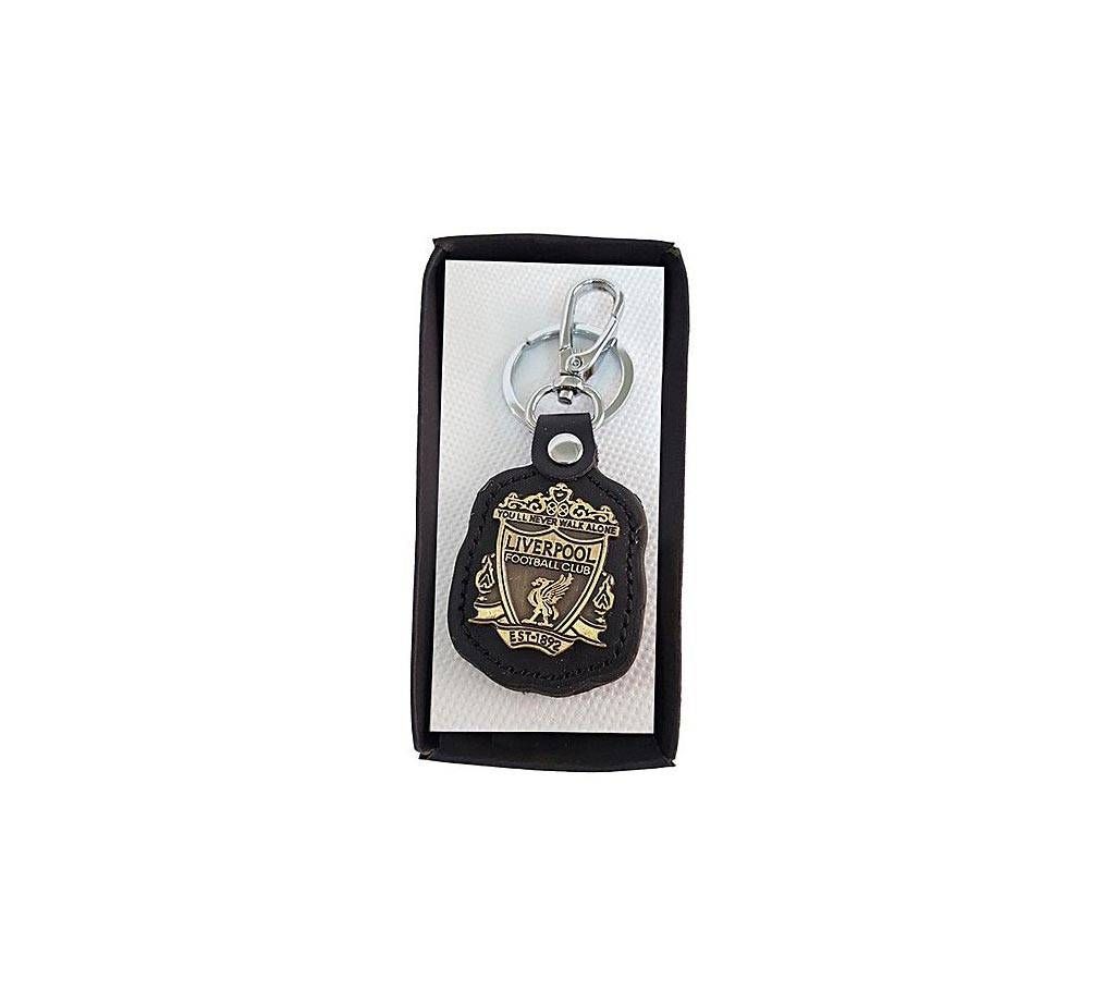 Liverpool metal Badge keyring - copper