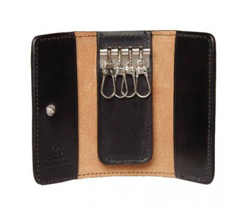 Art Leather Key Ring Holder