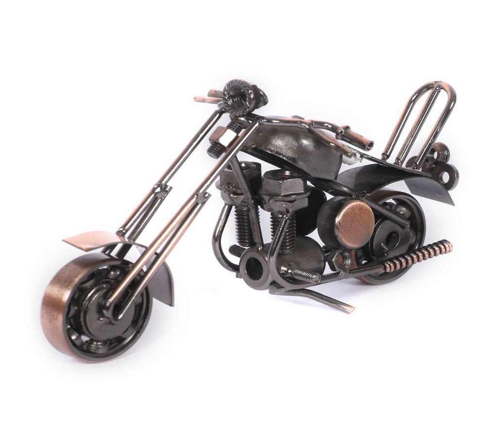 Metal Bike Showpiece - Brown