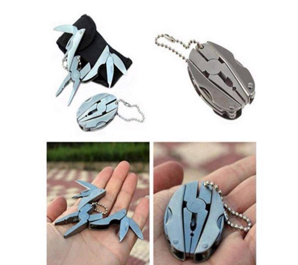 1Pcs Outdoor Mini Folding Multi-Functional screwdriver,Knife Keychains