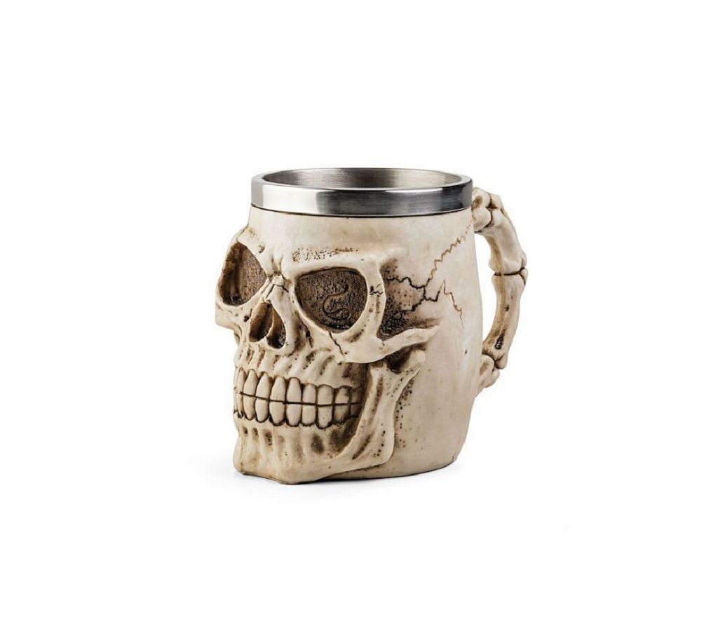 Stainless Steel 3D skull Mug-DNM2694-F1L7 8169 1A00