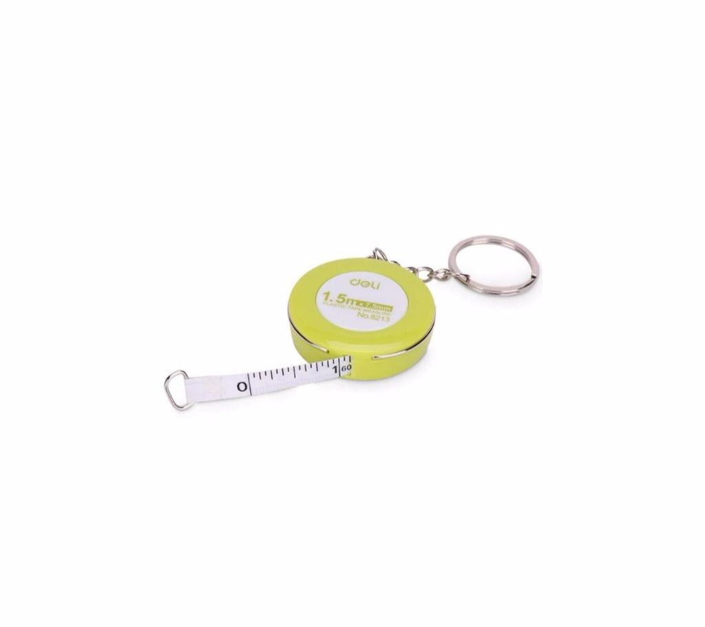 Deli Measures Portable Retractable Ruler Roll Keychain