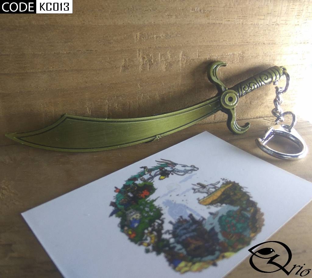 LEAGUE OF LEGENDS Saltwater Scourge Gangplank design keychain